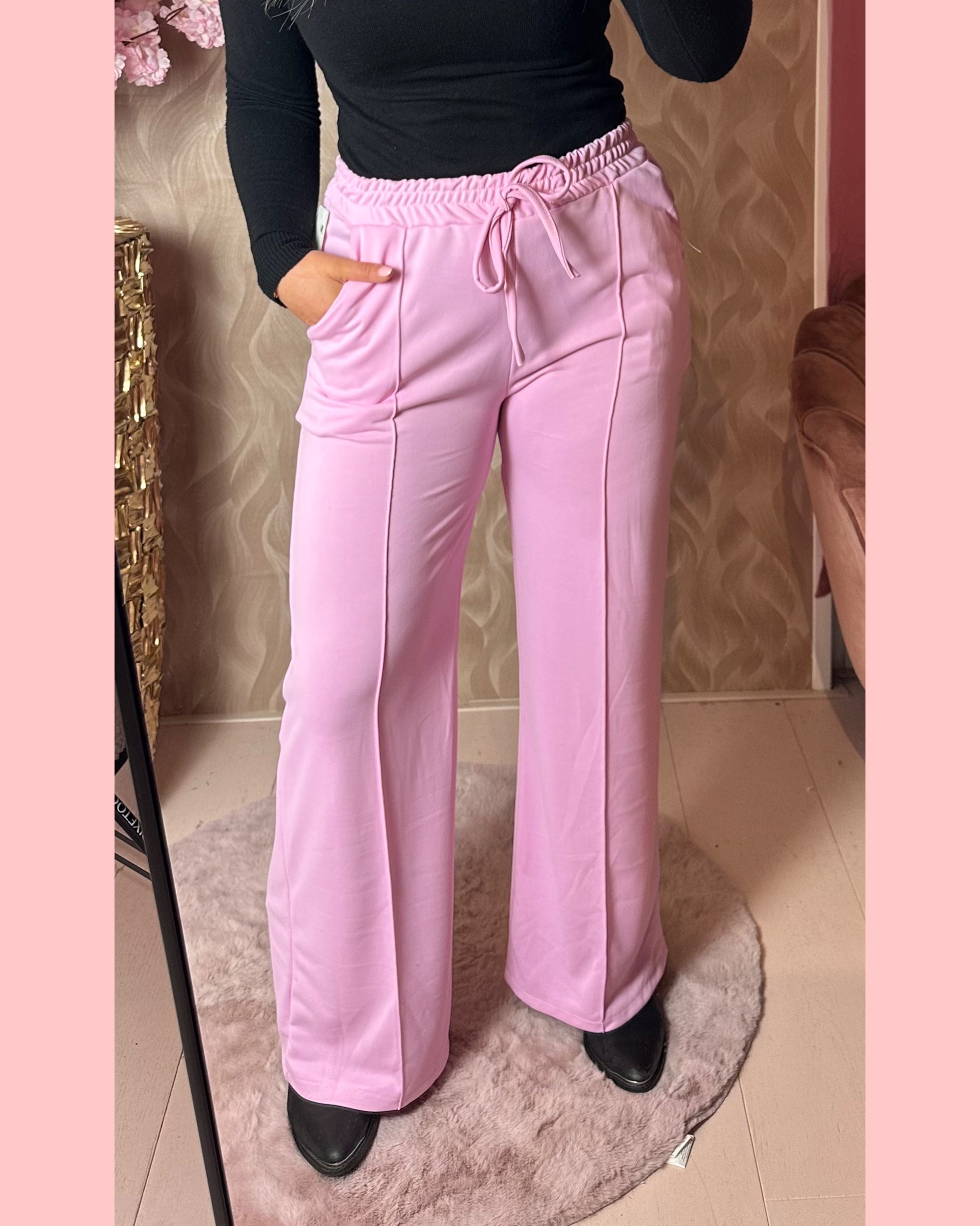 JOGGER PANTALON ROZE • RUIME MAAT • AANBIEDING