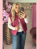 FURRY GILET BORDEAUX • AANBIEDING