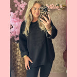 SWEATER CUSTOM BLACK