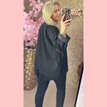 SWEATER CUSTOM BLACK