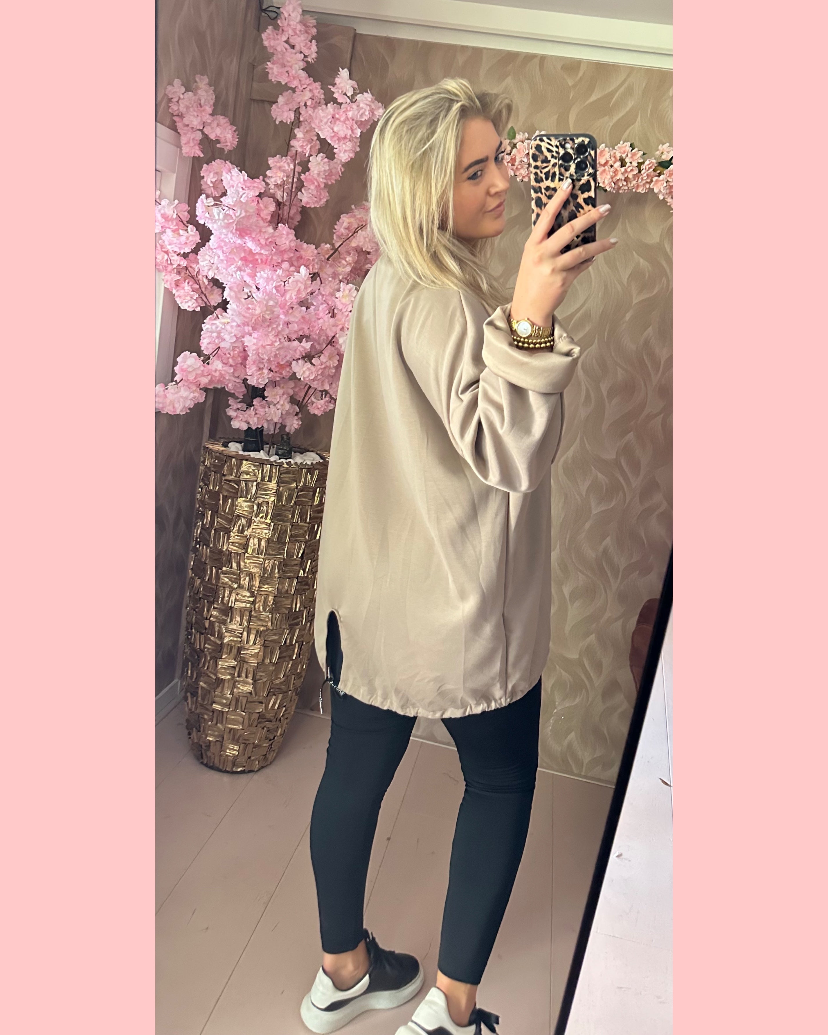 SWEATER CUSTOM TAUPE