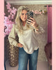 GLANS BLOUSE • CHAMPAGNE • 𝐀𝐀𝐍𝐁𝐈𝐄𝐃𝐈𝐍𝐆