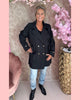 TRENDY TRENCH COAT BLACK