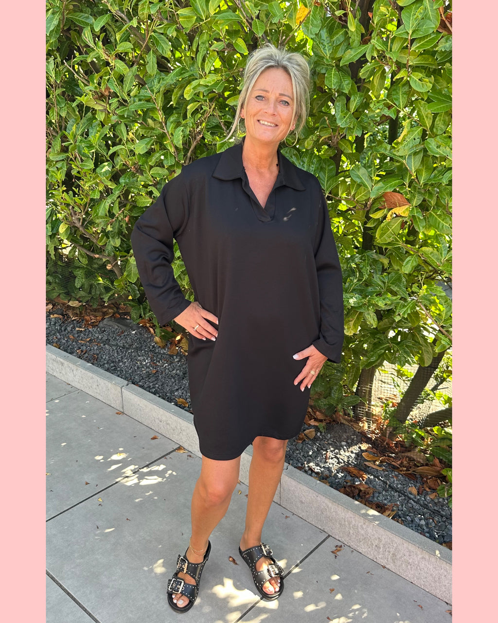 OFFICE JOGGING DRESS BLACK • AANBIEDING