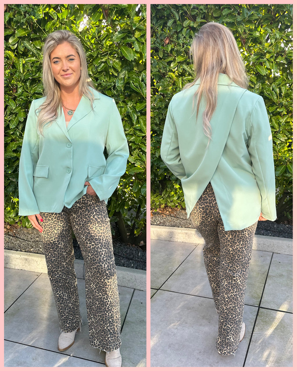 CROSS OVER BLAZER MINT