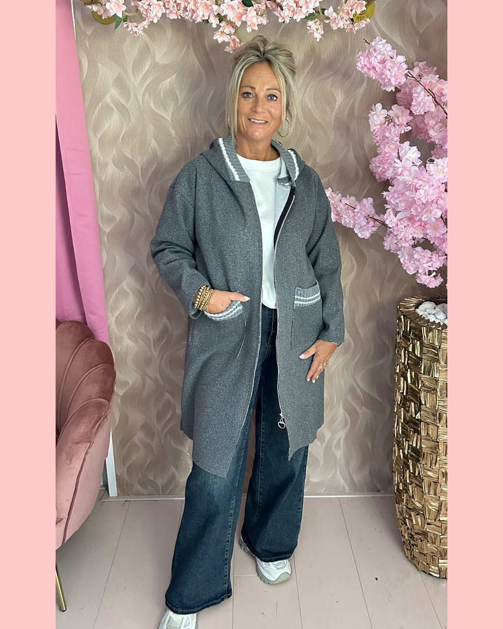 SPORTY JACKET GREY • AANBIEDING