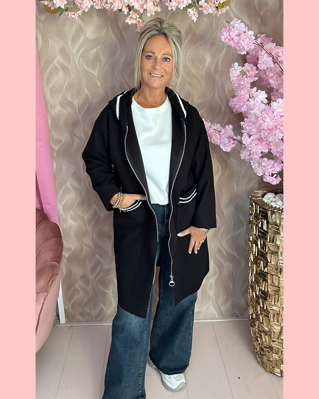 SPORTY JACKET BLACK • AANBIEDING