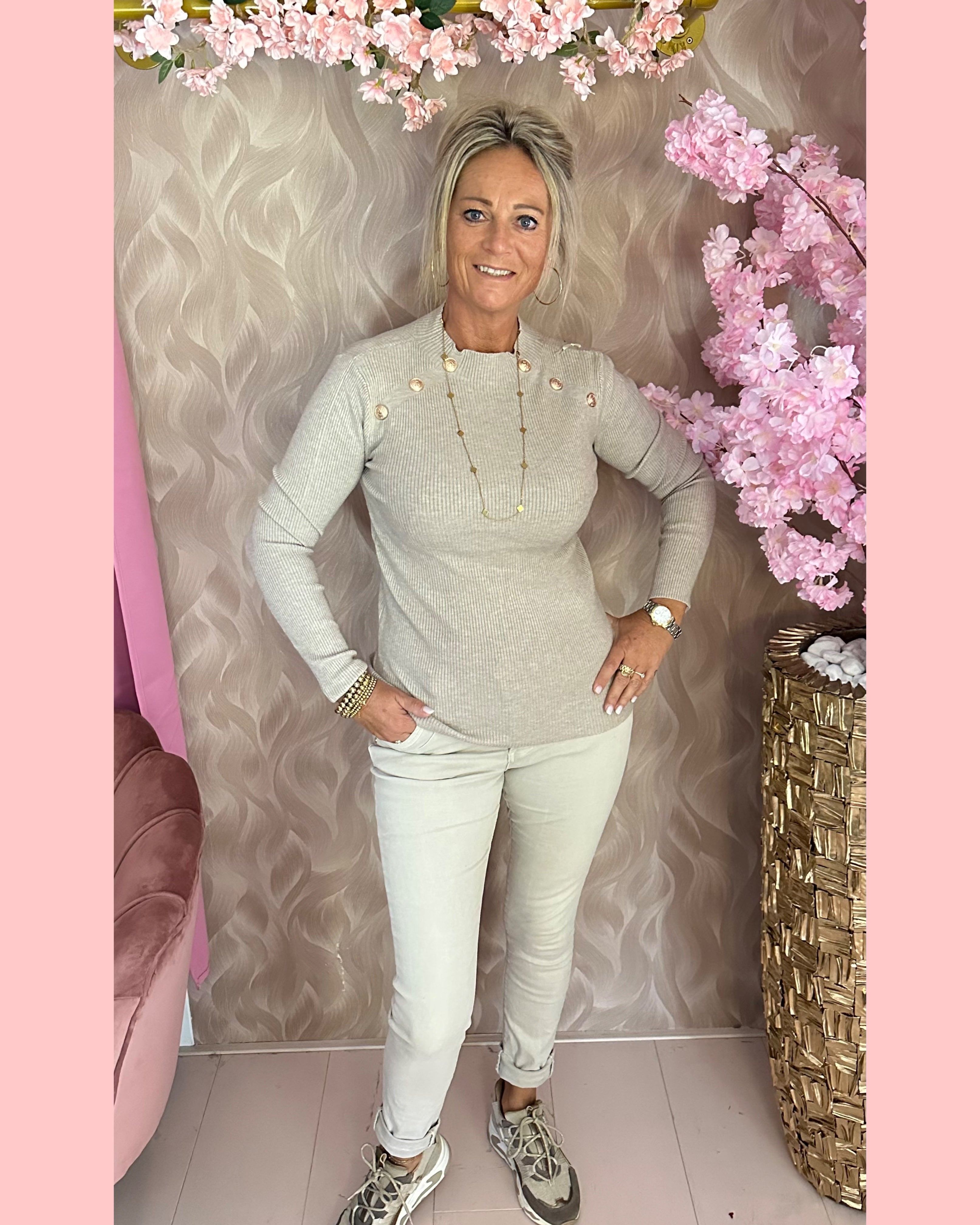KAPITEINS TOP TAUPE • AANBIEDING