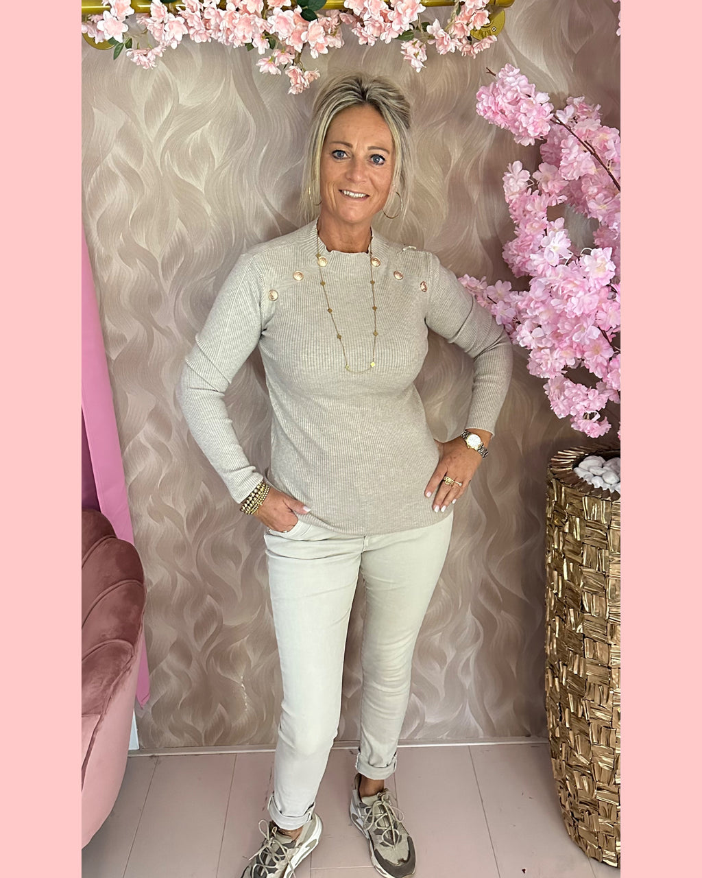 KAPITEINS TOP TAUPE • AANBIEDING