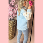 S WOMAN JEANS BLOUSE FLOWERS