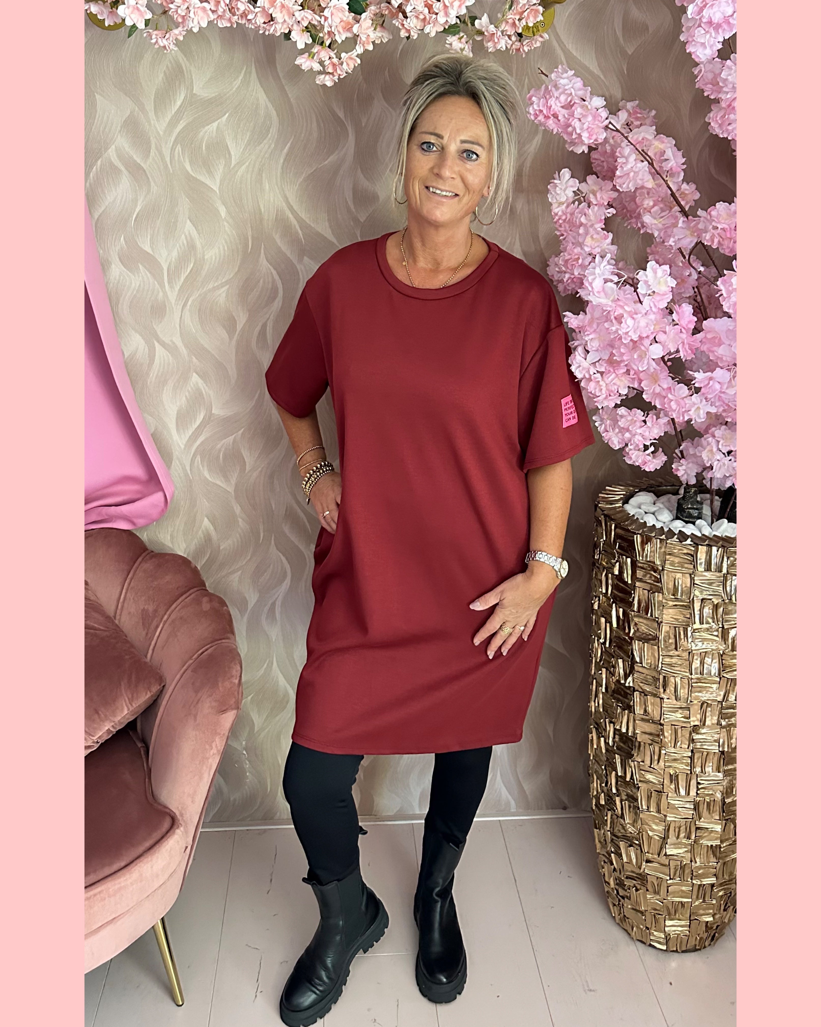 ~ PERFECT ~ JOGGING DRESS BORDEAUX