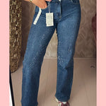 STRASS JEANS DENIM • SKJ990-1 • AANBIEDING