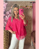 KANTEN BLOUSE ROZE “𝐊𝐍𝐀𝐋𝐋𝐄𝐑” AANBIEDING