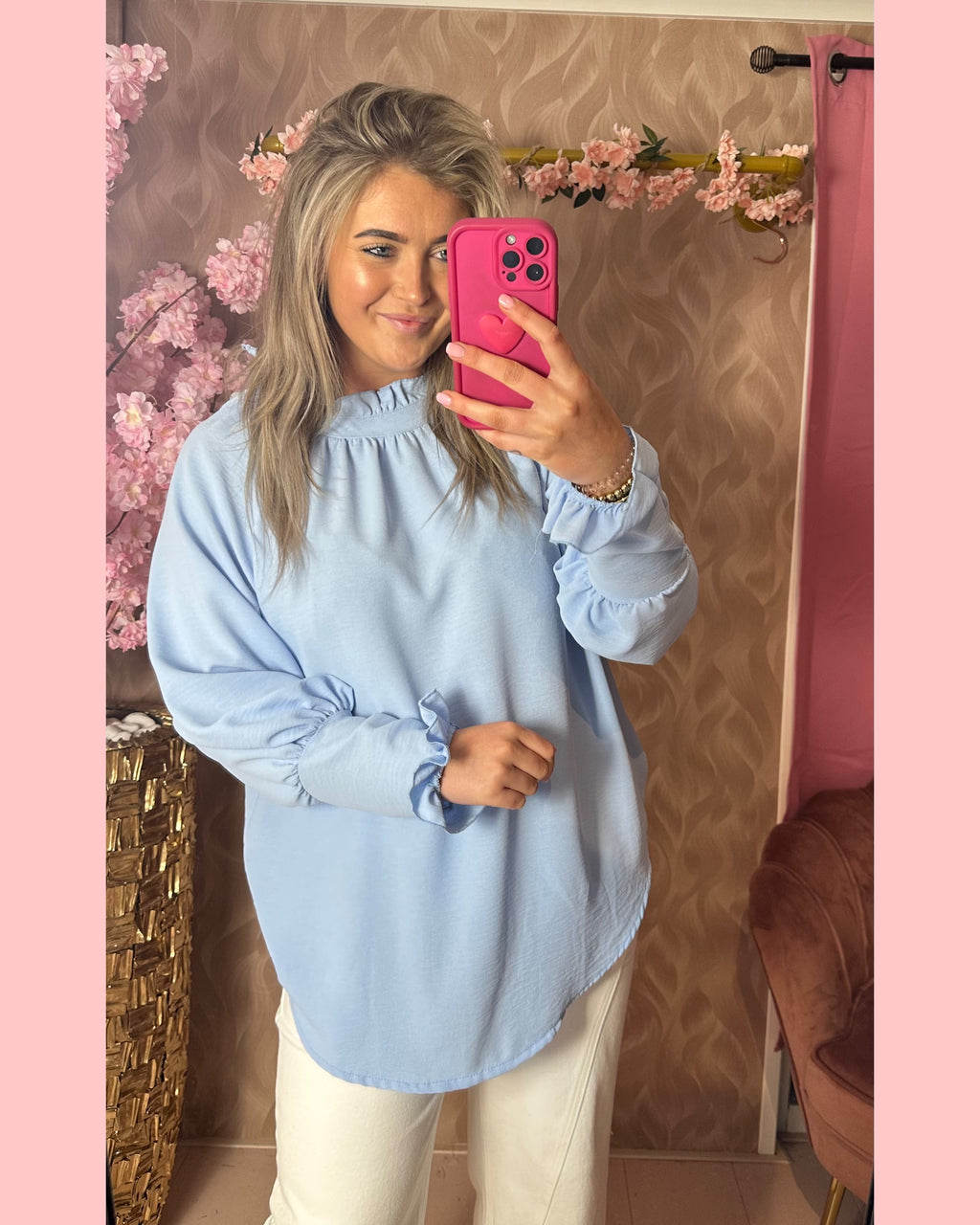 ROES BLOUSE BABY BLAUW 🩵 AANBIEDING