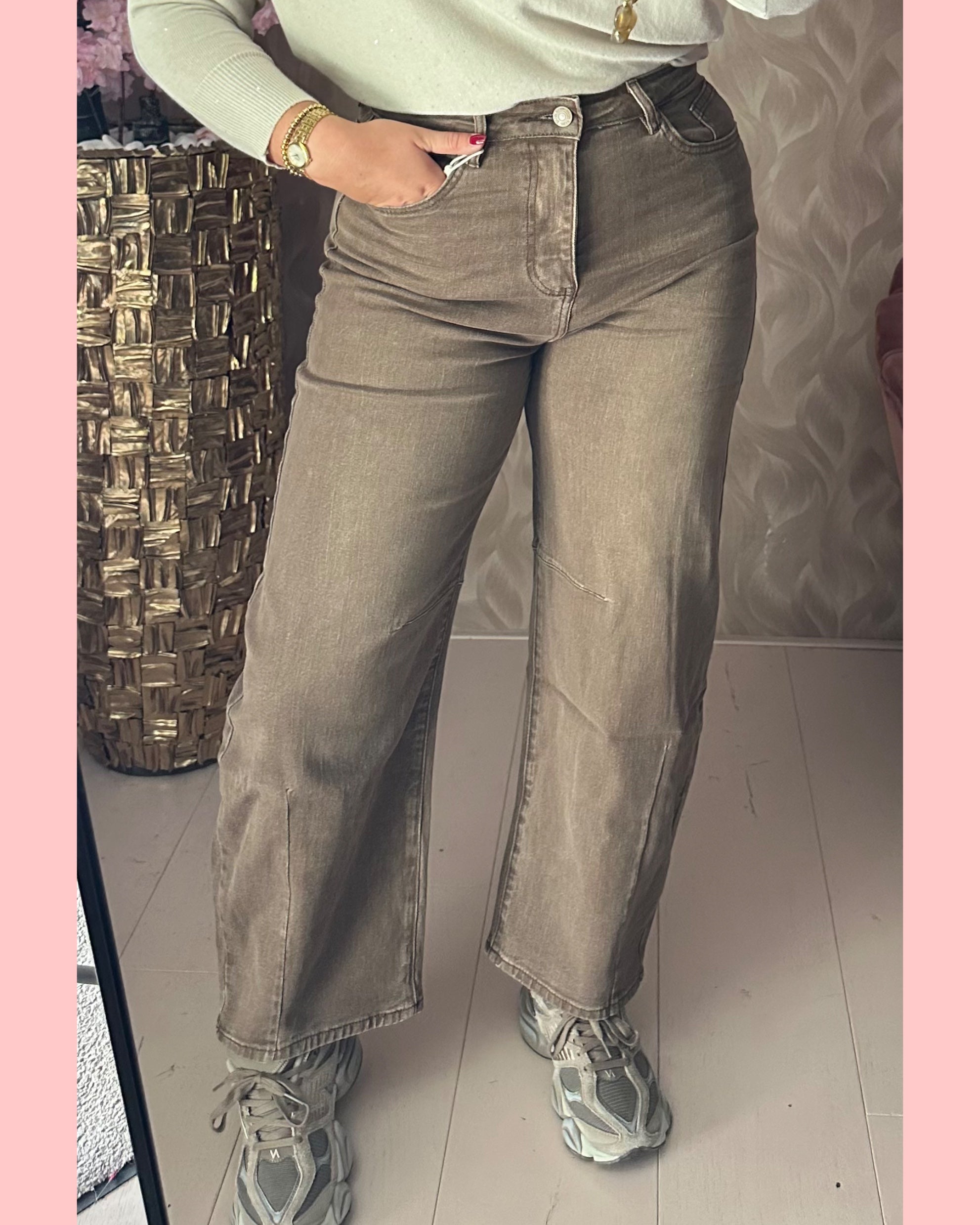 BALLON JEANS BROWN 🤎 𝐀𝐀𝐍𝐁𝐈𝐄𝐃𝐈𝐍𝐆