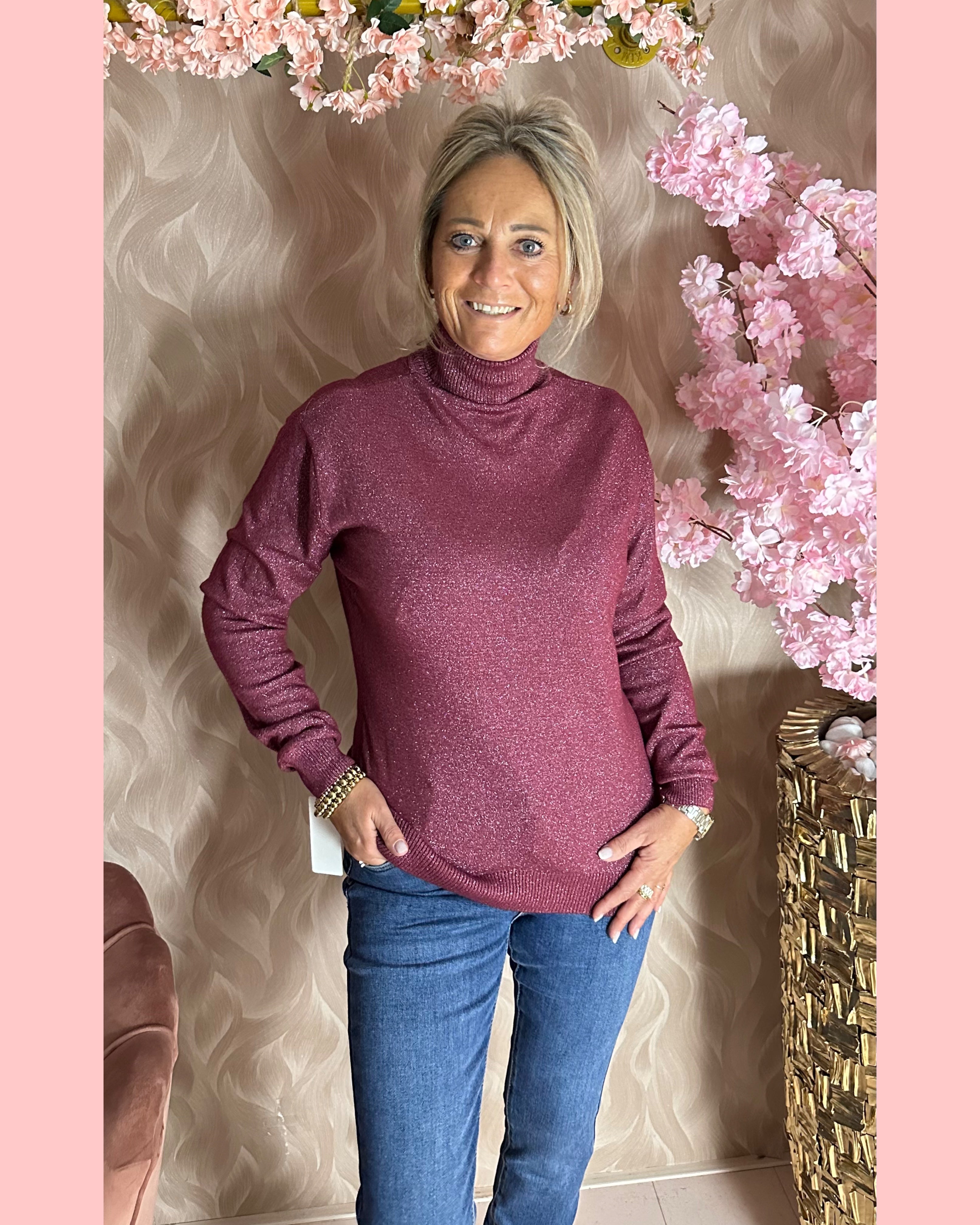 GLITTER COLLETJE BORDEAUX ❤️ 𝐀𝐀𝐍𝐁𝐈𝐄𝐃𝐈𝐍𝐆