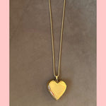 BIG HEART NECKLACE GOLD 💛 STAINLESS STEEL