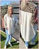 SPORTY LEOPARD BLOUSE BEIGE