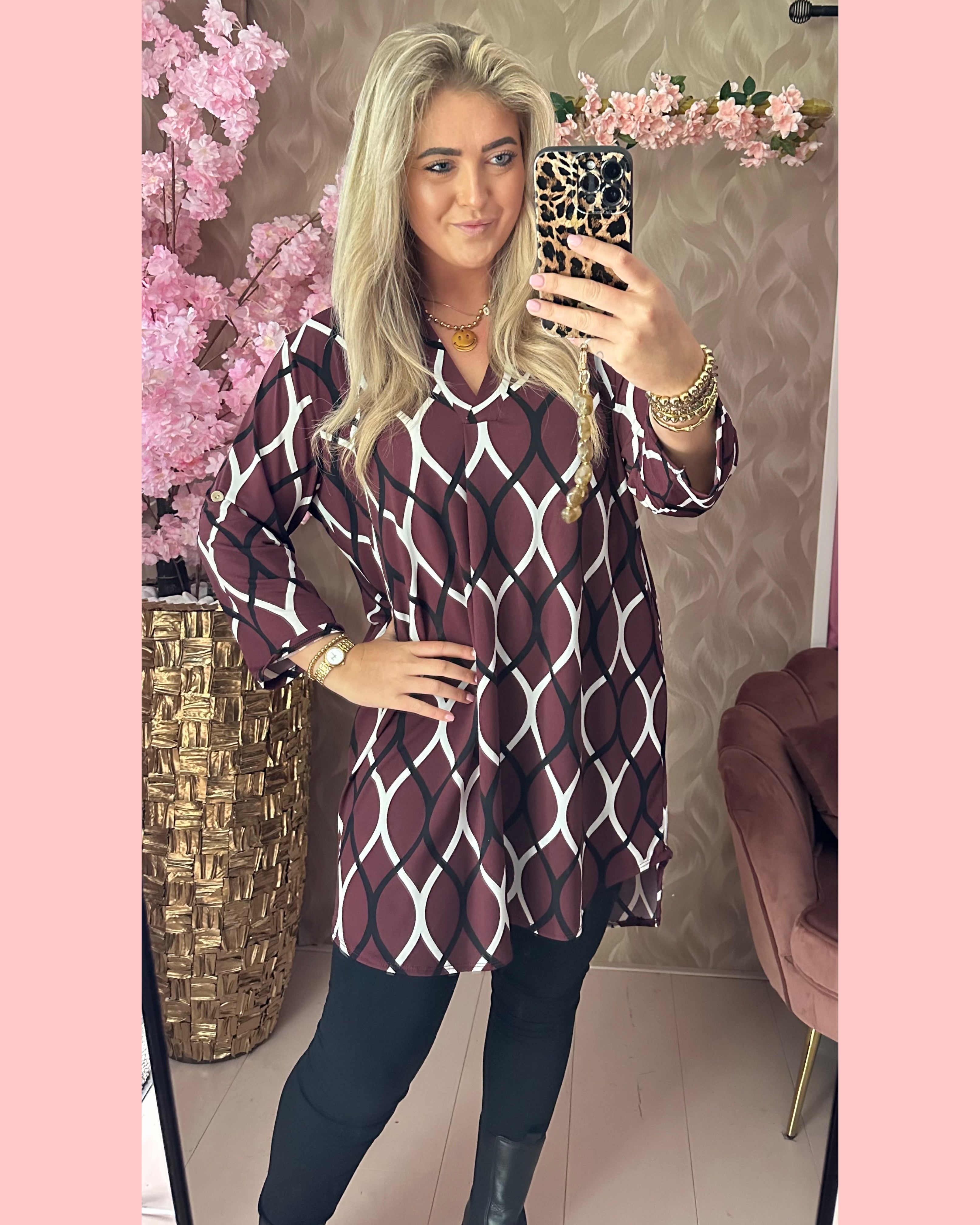 TRAVEL TUNIEK •• RETRO •• BORDEAUX