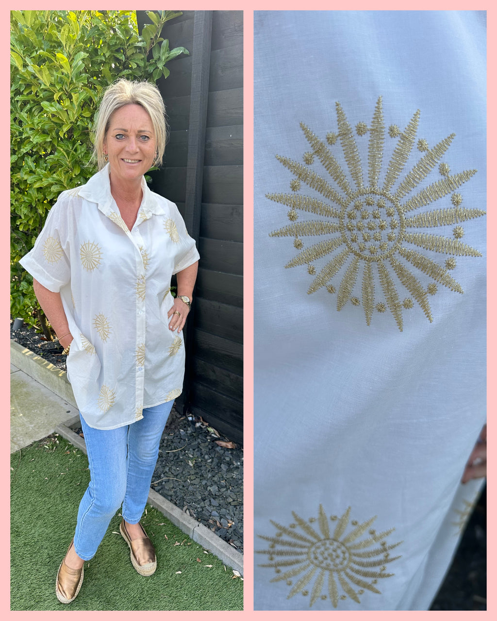 GOLD SUN BLOUSE