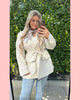 OVERSIZED CARGO BLAZER BEIGE