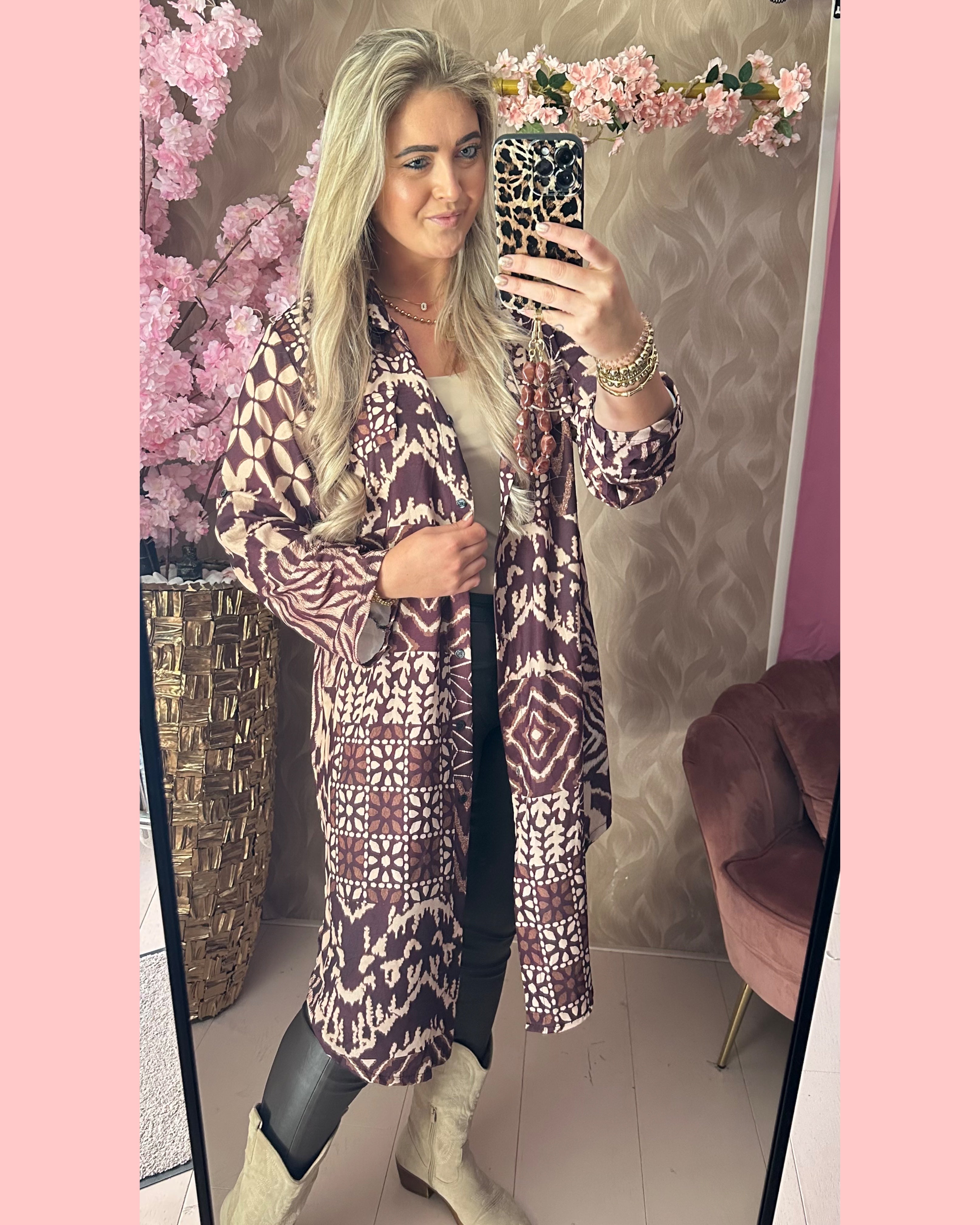 INDIANA BLOUSE BORDEAUX •• AANBIEDING