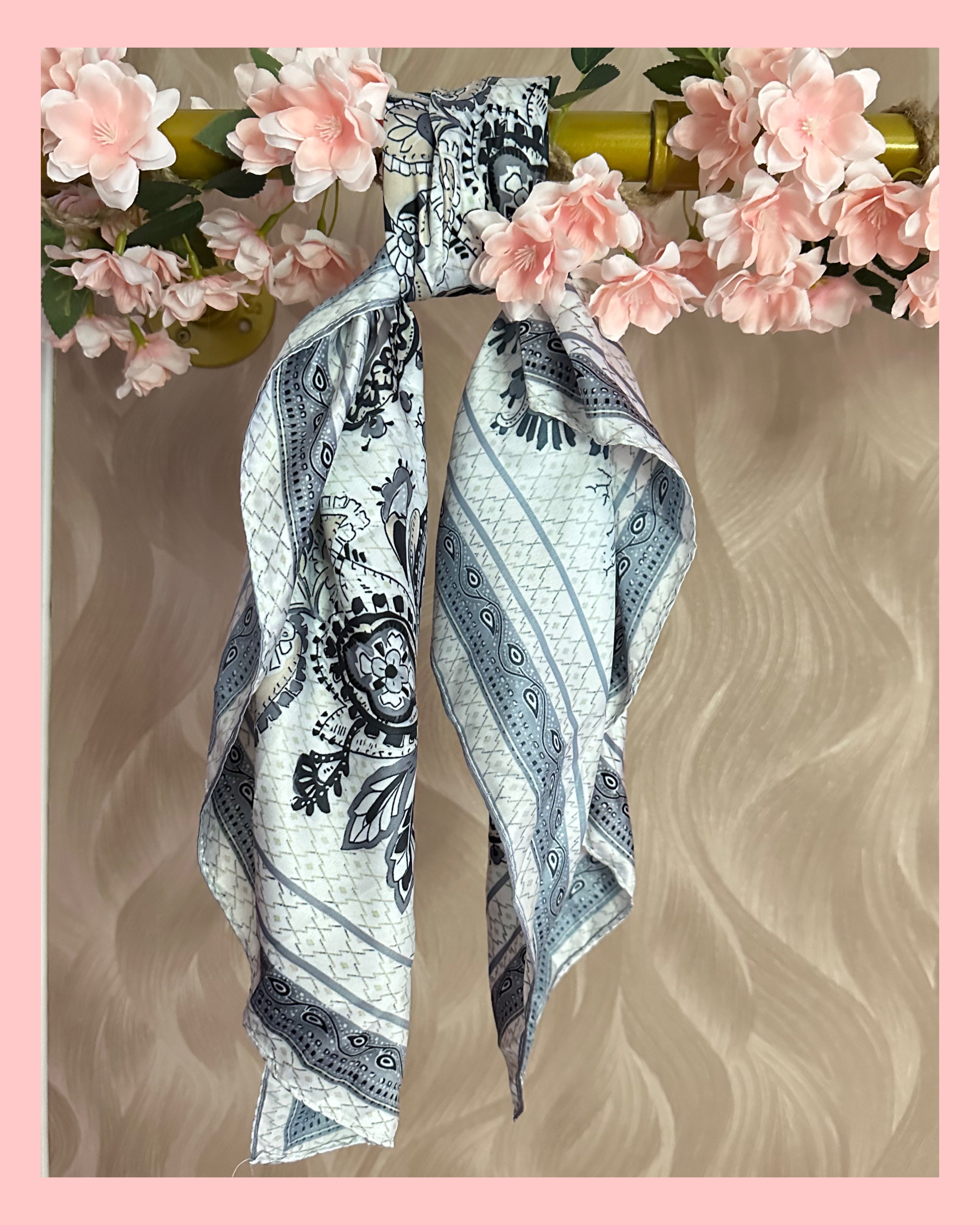 SATIJN SJAALTJE  JEANS BLAUW