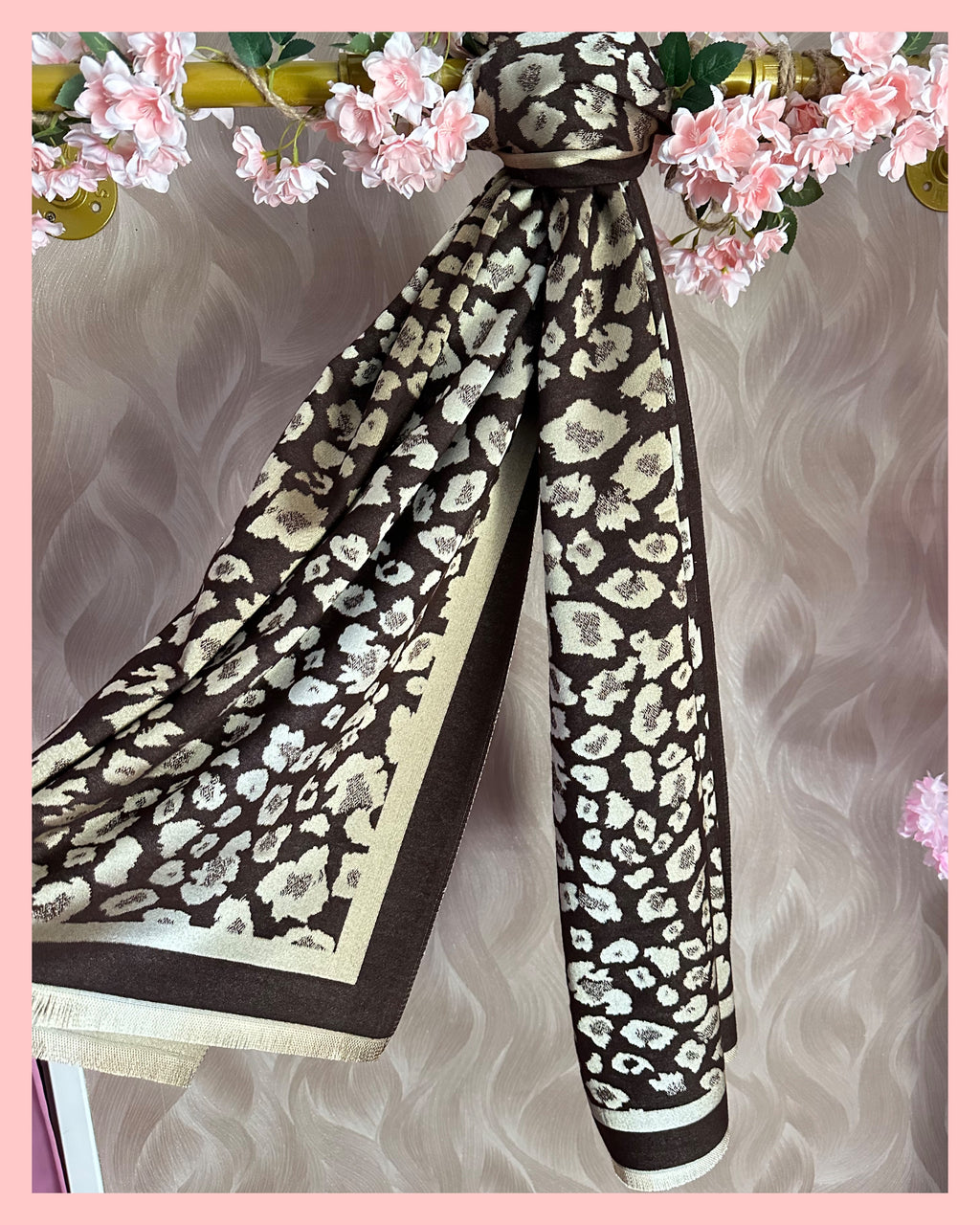 PANTER SJAAL GOUD/CHOCO