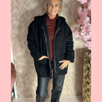 LAMMY - TEDDY VEST ZWART