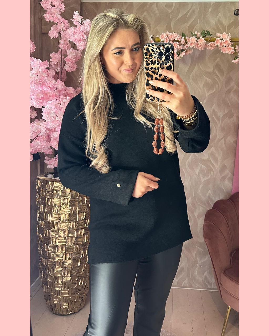 PEARL KNIT •• BLACK •• AANBIEDING