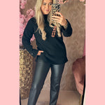 PEARL KNIT •• BLACK •• AANBIEDING