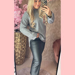 PEARL KNIT •• GREY •• AANBIEDING