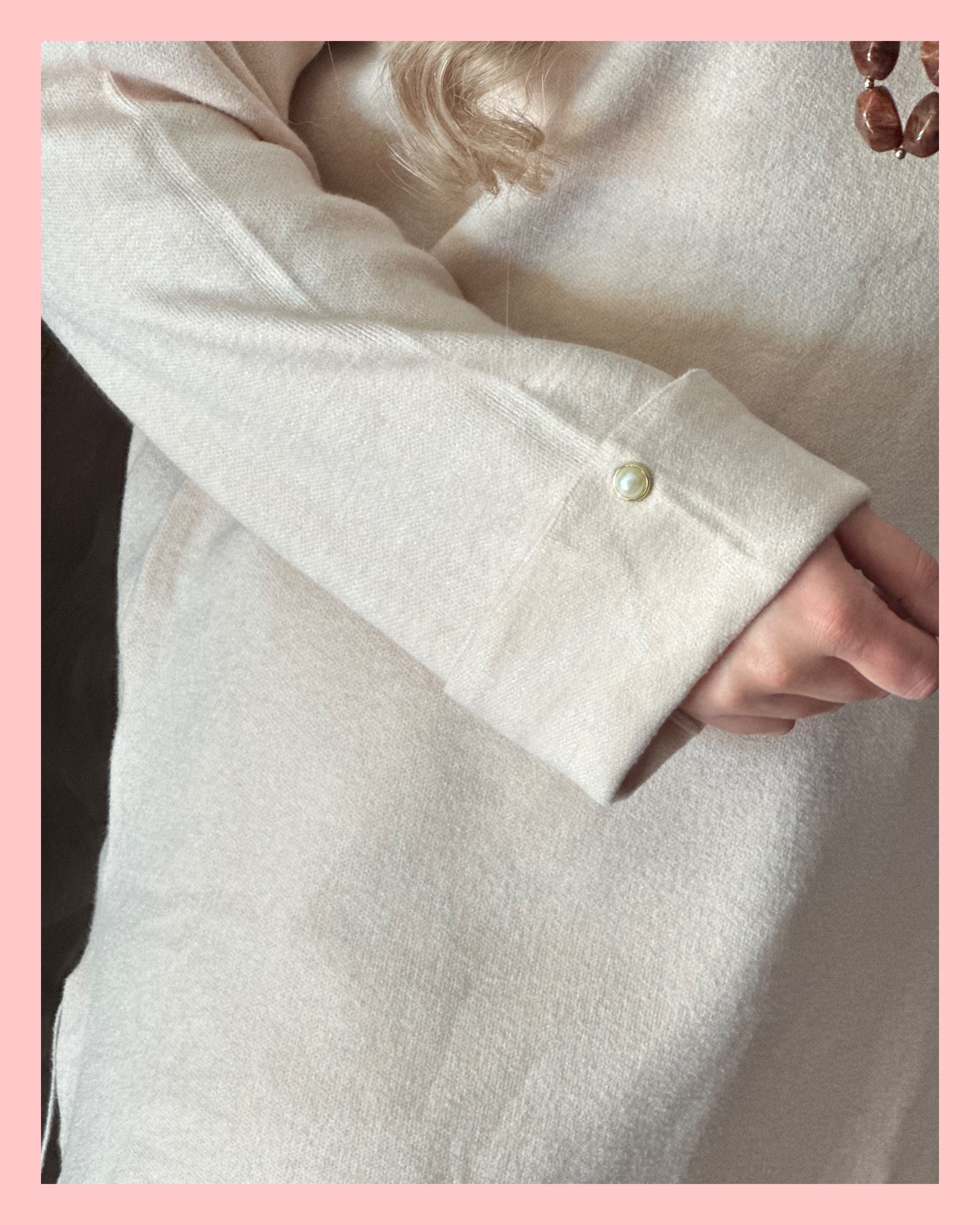 PEARL KNIT •• SOFT PINK •• AANBIEDING