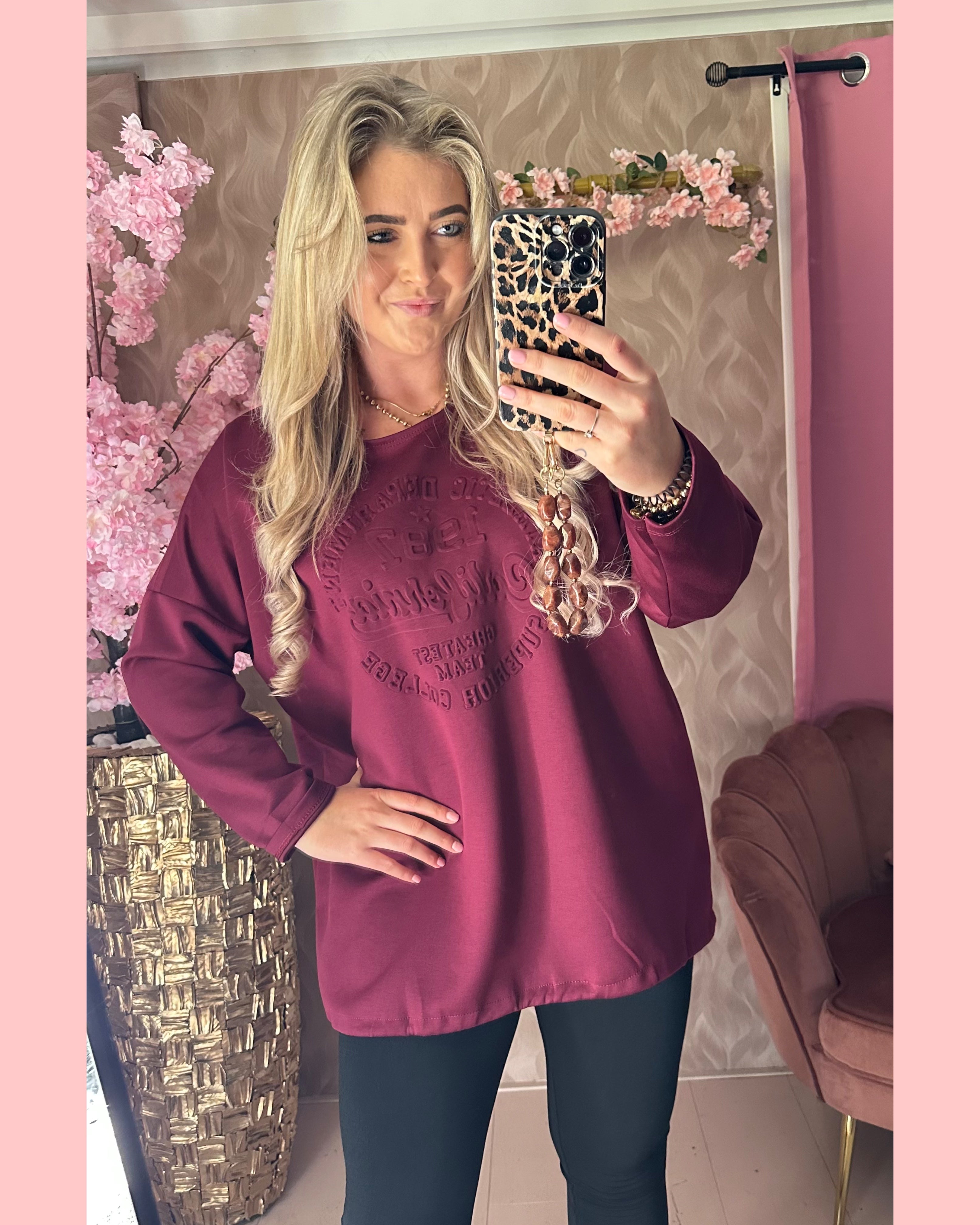 CALIFORNIA SWEATER • BORDEAUX • AANBIEDING