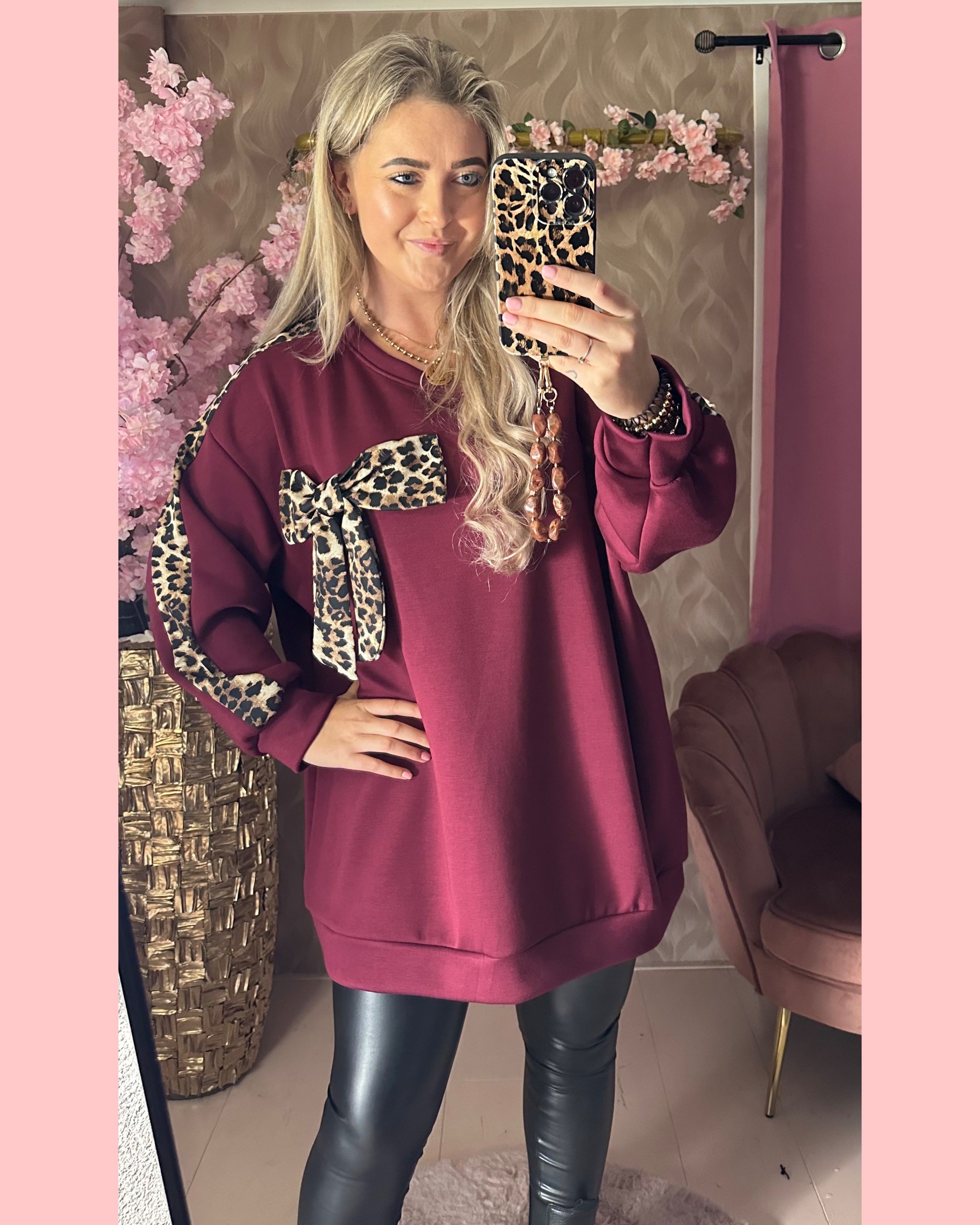 PANTER STRIK & BIES SWEATER BORDEAUX