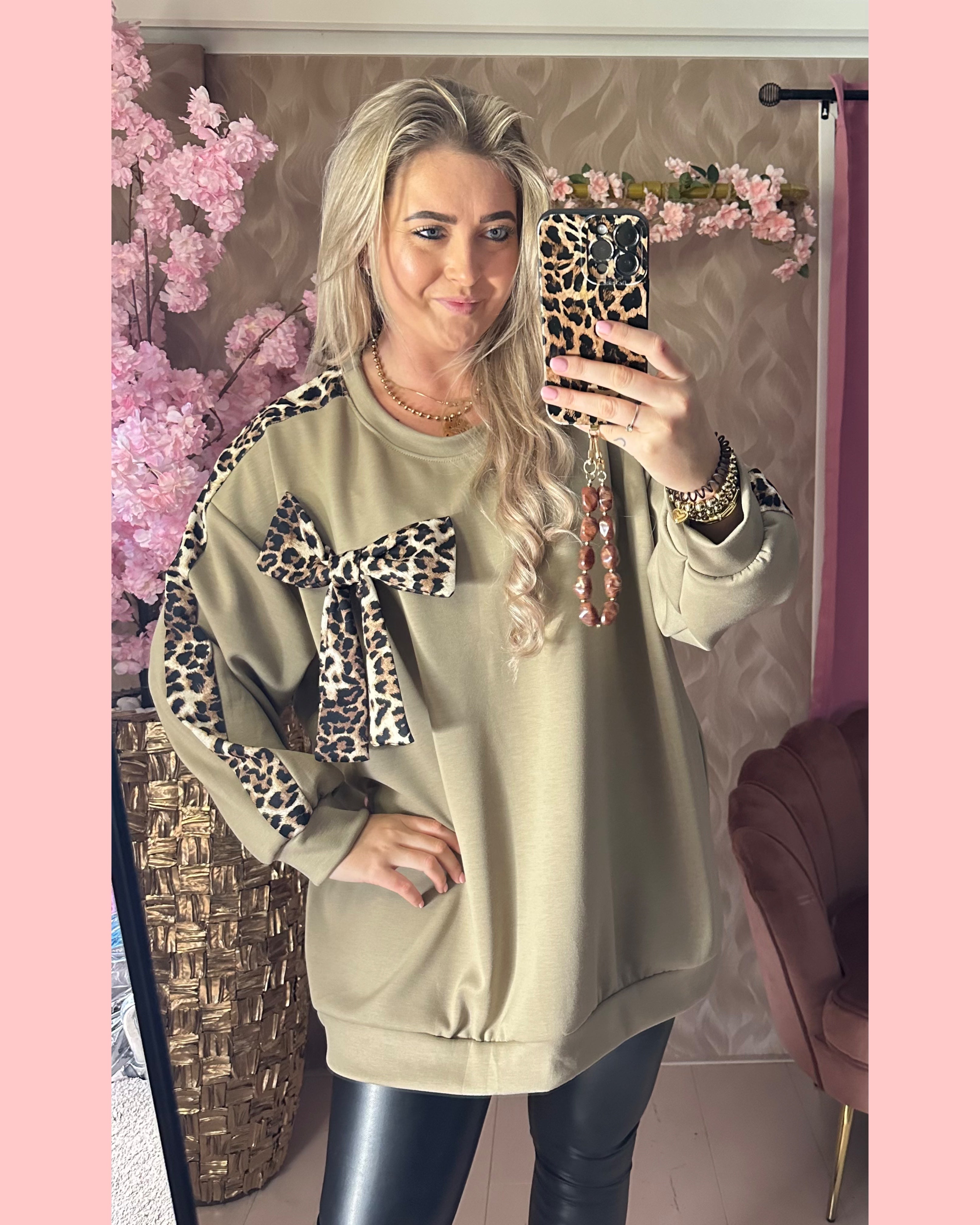 PANTER STRIK & BIES SWEATER KHAKI/TAUPE