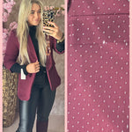 DIAMOND BLAZER BORDEAUX