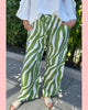 ZEBRA BROEK GROEN •• AANBIEDING