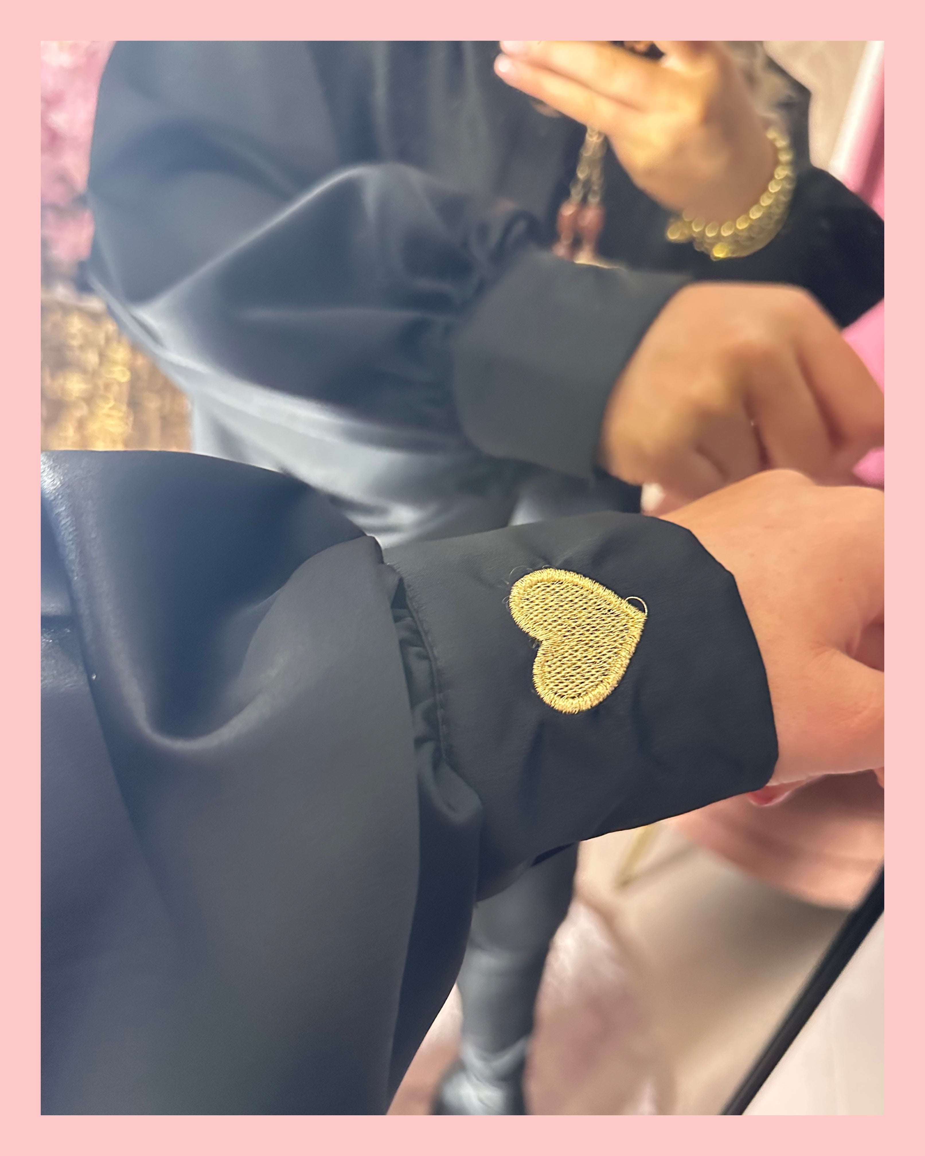 SATIN BLOUSE 🖤 MOUW ZWART