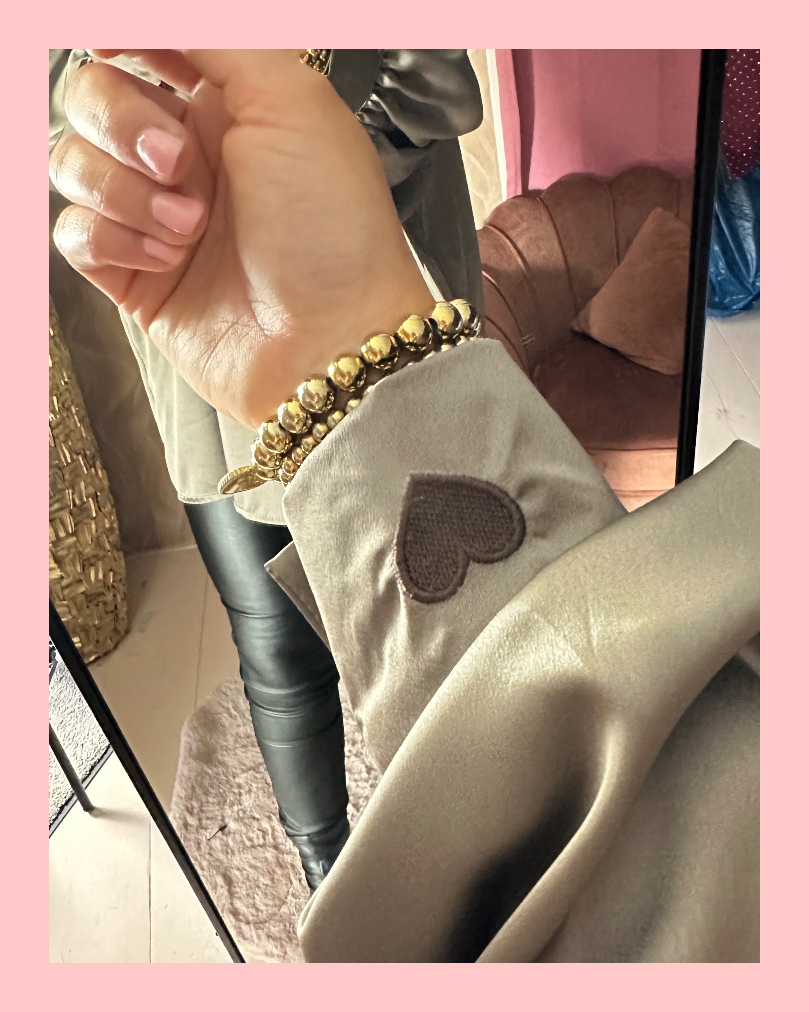 SATIN BLOUSE 🤎 MOUW TAUPE