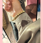 SATIN BLOUSE 🤎 MOUW TAUPE