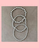 BESTSELLER •• STAINLESS STEEL •• ARMBANDEN SET •• ZILVER