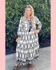 COTTON DRESS •• ZWART •• AANBIEDING