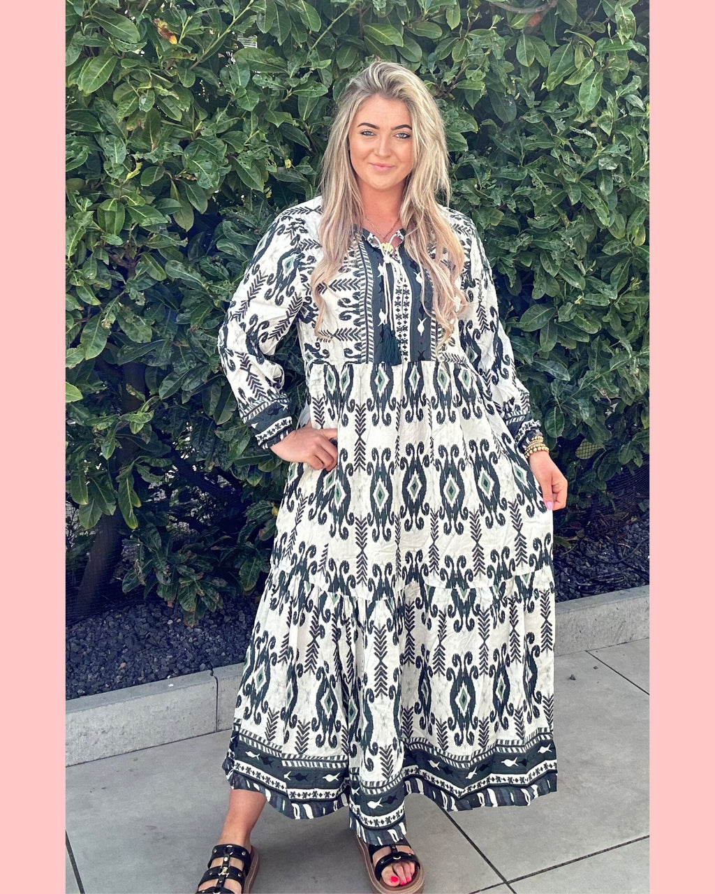 COTTON DRESS •• SMARAGD •• AANBIEDING
