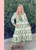 COTTON DRESS •• GROEN •• AANBIEDING