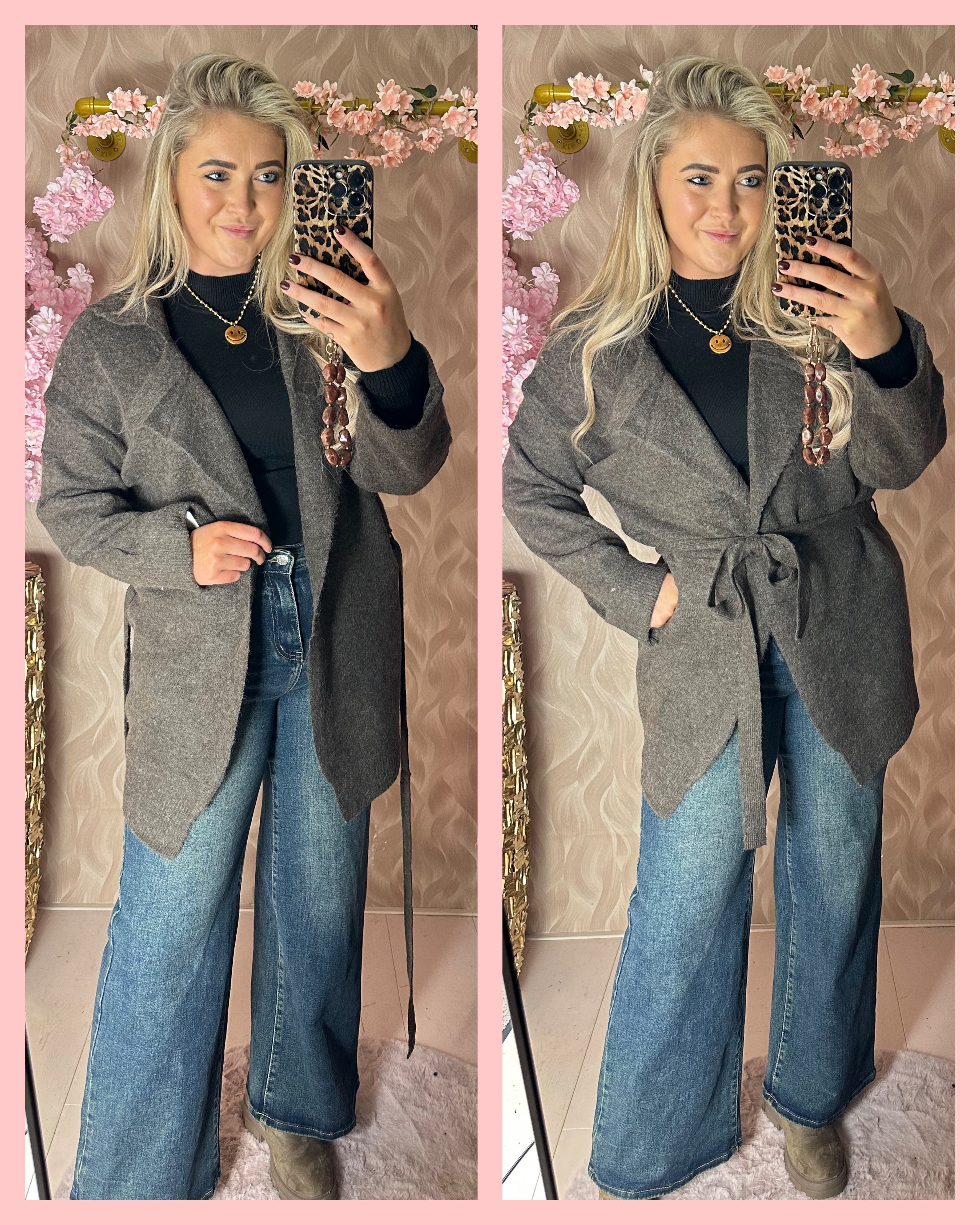 SOFT CARDIGAN •• BROWN •• AANBIEDING